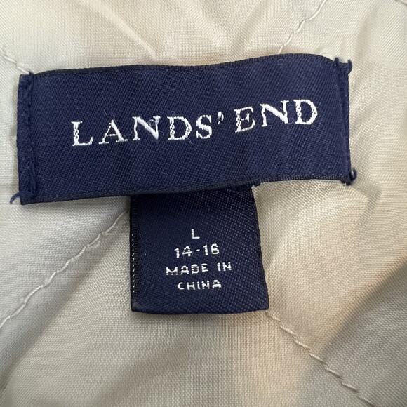 VTG Y2K Chore Coat Womens Large Beige Jacket Farm Barn Outdoor Workwear Utility - Picture 7 of 14